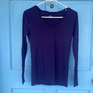 LOFT Tee Purple Long Sleeved size small